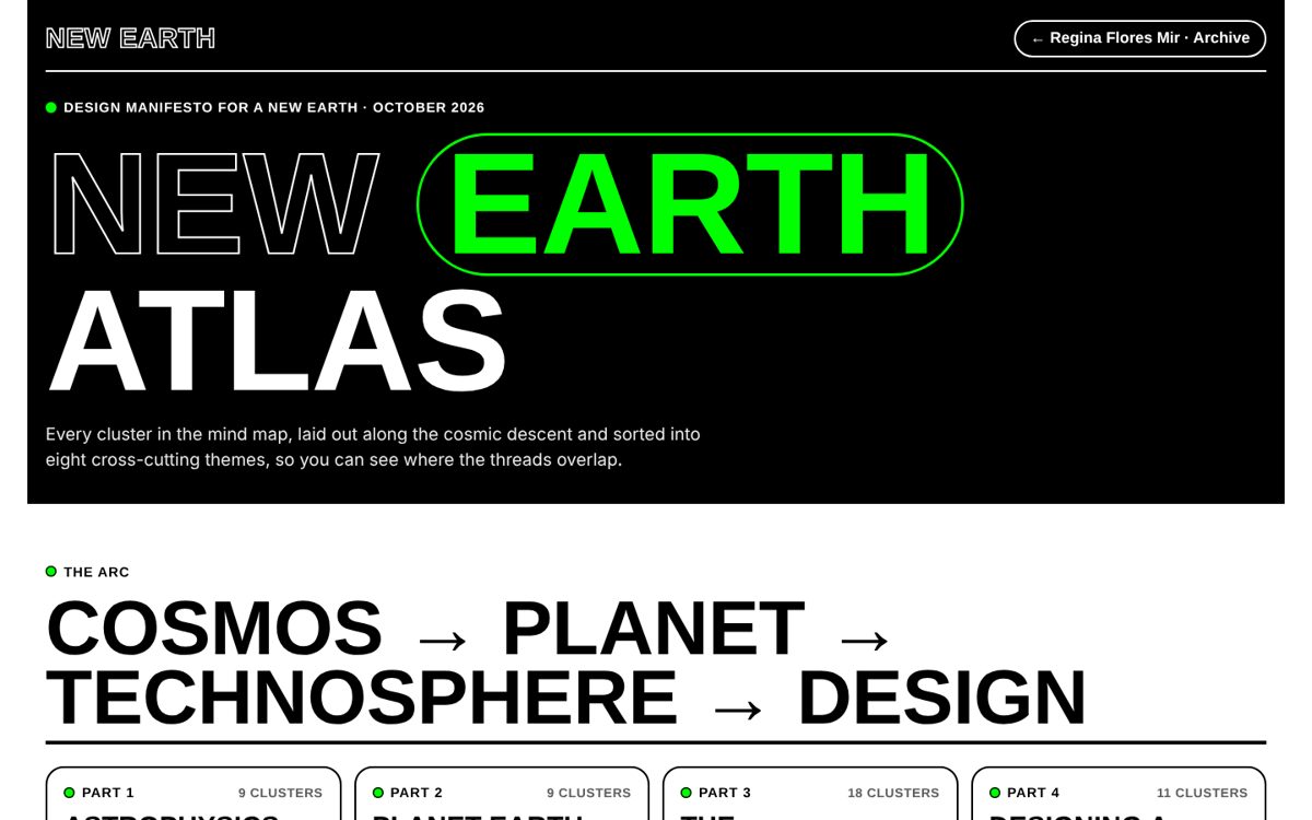 New Earth Atlas